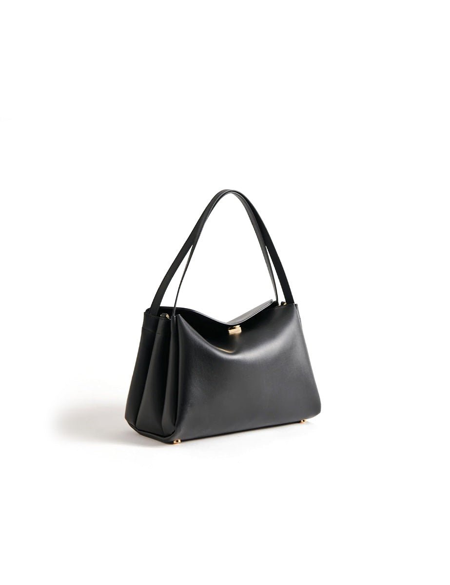 shopper eudora vegan black - the moire - shopper