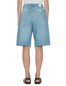 short baggy wide denim chiaro - pont denim - bermuda