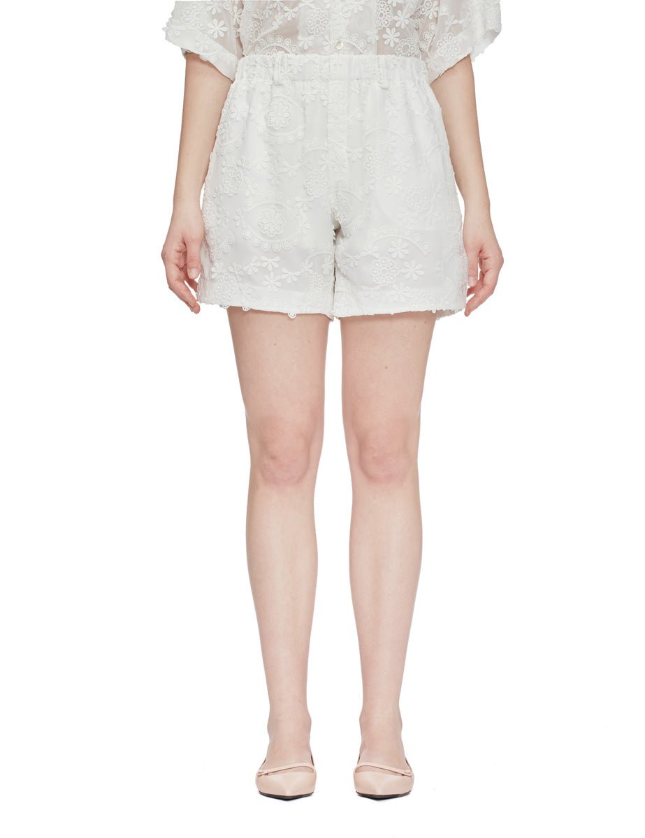 short pizzo panna - Frida SRL