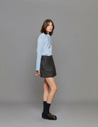 short resca di lana grigio - forte forte - shorts