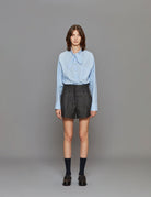 short resca di lana grigio - forte forte - shorts