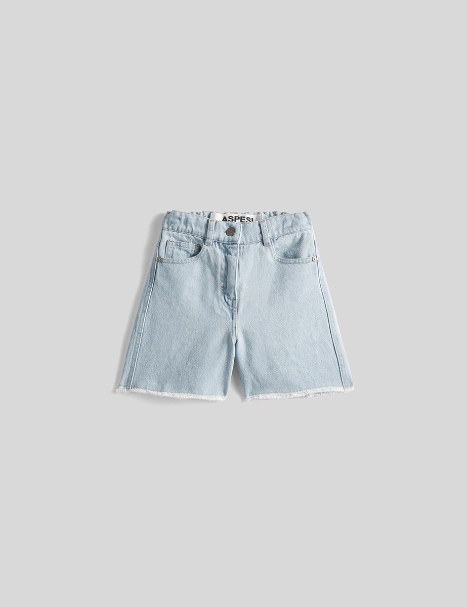 shorts jeans denim bleached - aspesi - shorts