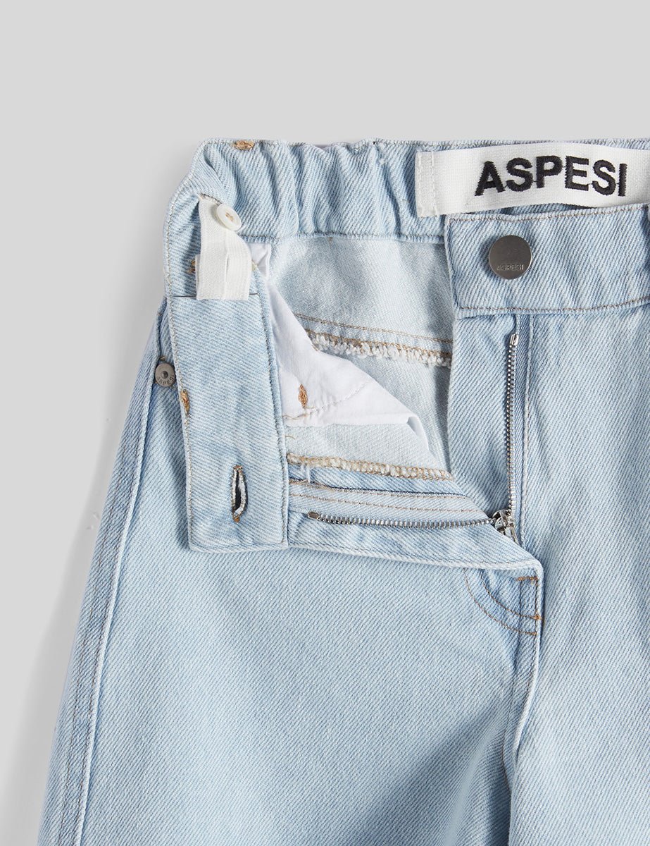 shorts jeans denim bleached - aspesi - shorts