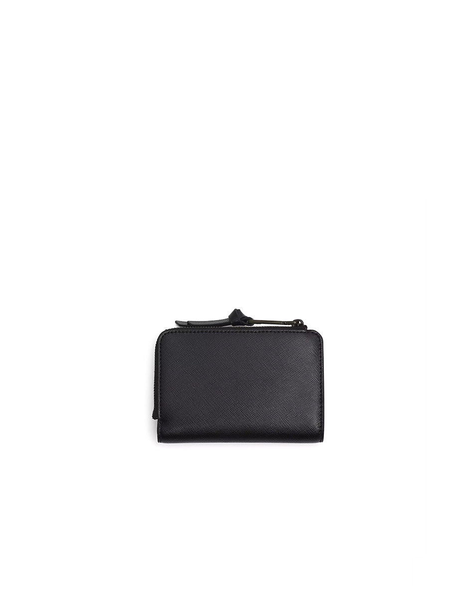 slim bifold bag nero - marc jacobs - portafogli