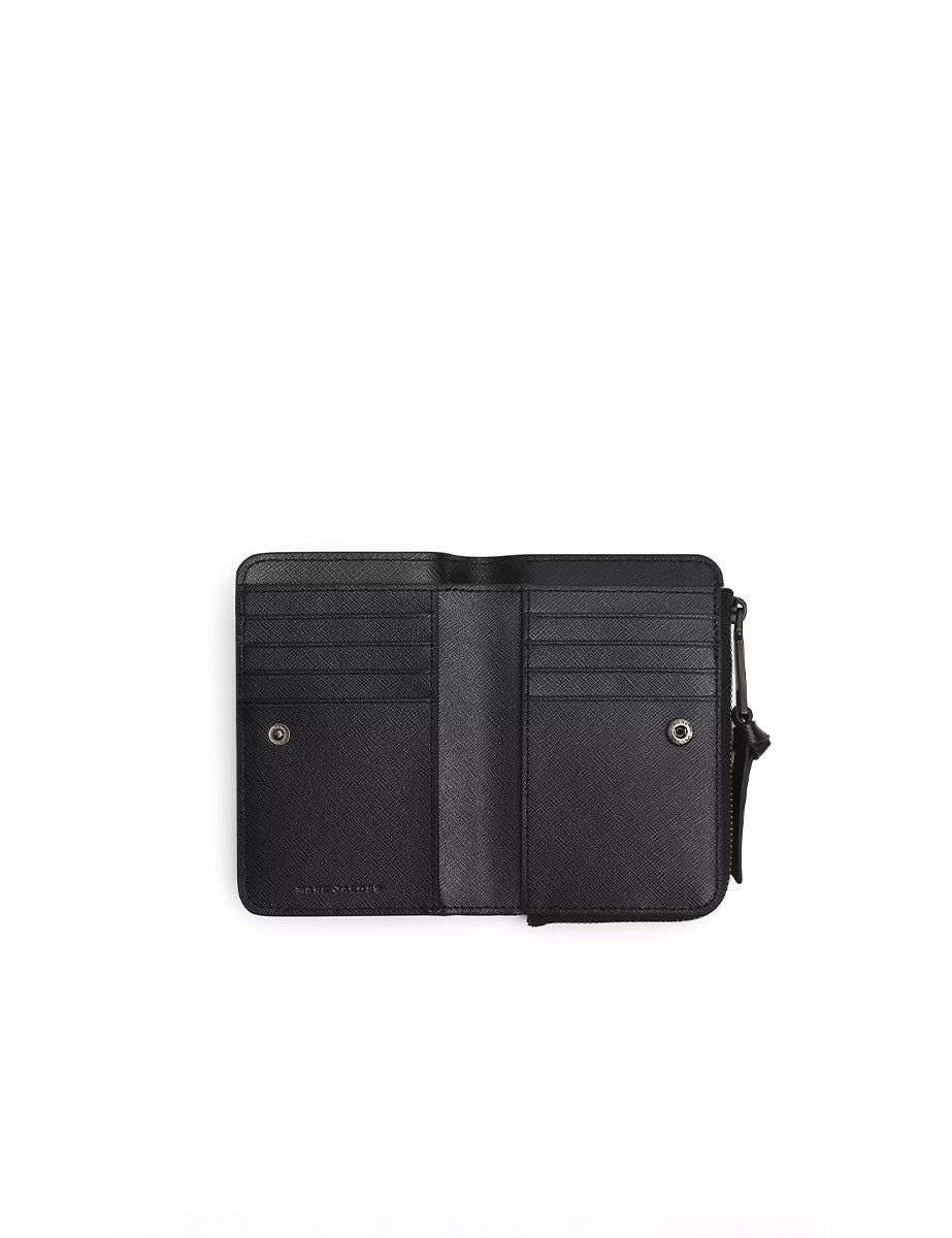 slim bifold bag nero - marc jacobs - portafogli