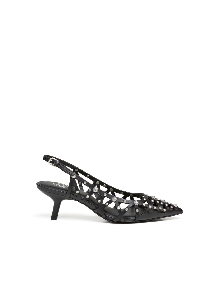slingback borchie black - ash - slingback