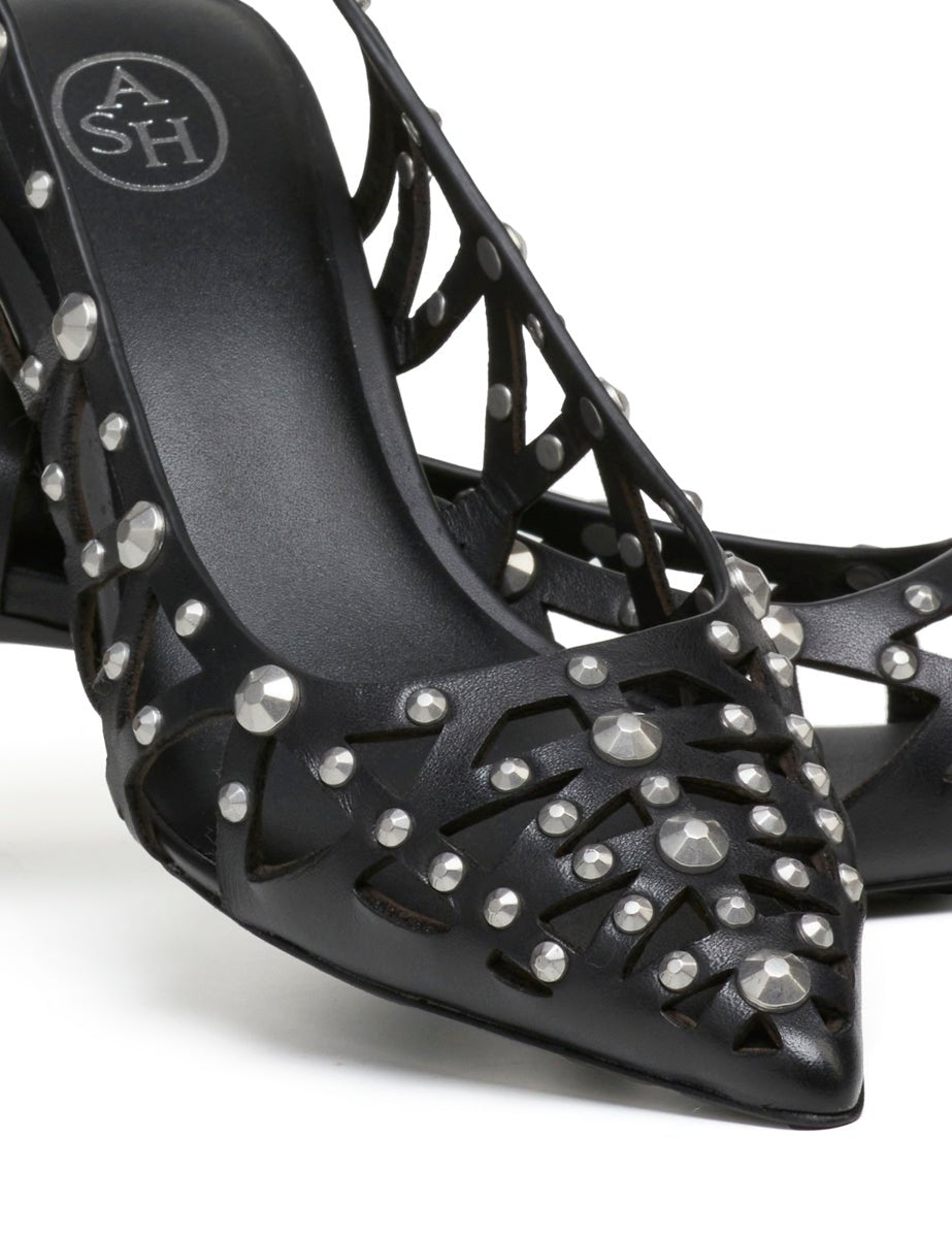 slingback borchie black - ash - slingback