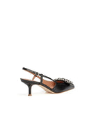 slingback borchie nero - Frida SRL