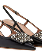 slingback borchie nero - Frida SRL