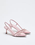 slingback cristalli pink - n21 alessandro dell'acqua - slingback