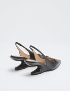 slingback fibbia gioiello nero - n21 alessandro dell'acqua - slingback
