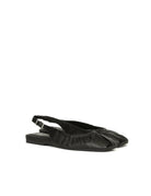 slingback flat nappa black - ash - slingback