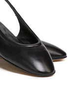 slingback flat nappa nero - Frida SRL