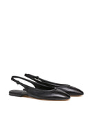 slingback flat nappa nero - Frida SRL
