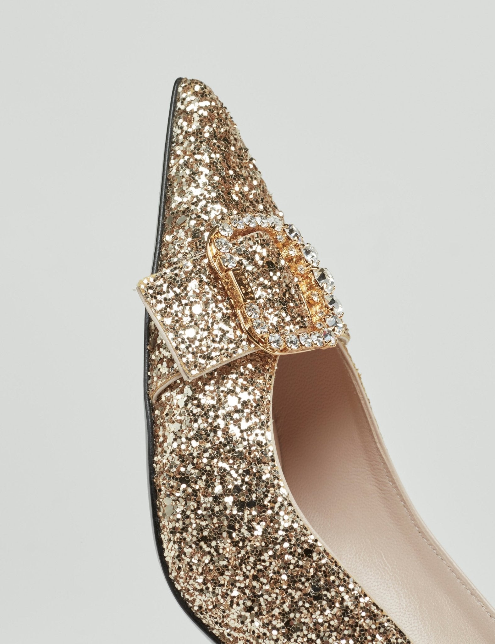 slingback lurex oro - Frida SRL