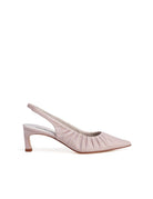 slingback nappa drappeggio cipria - Frida SRL