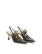 slingback nappa nero - n21 alessandro dell'acqua - slingback