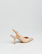 slingback vernice panna - lella baldi - slingback