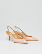 slingback vernice panna - lella baldi - slingback