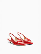 slingback vernice rosso - Frida SRL