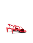 slingback vernice rosso vermiglio - plan c - slingback