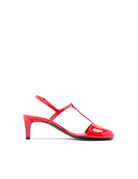 slingback vernice rosso vermiglio - plan c - slingback
