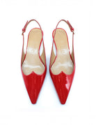 slingback vernice scollo cuore rosso - Frida SRL