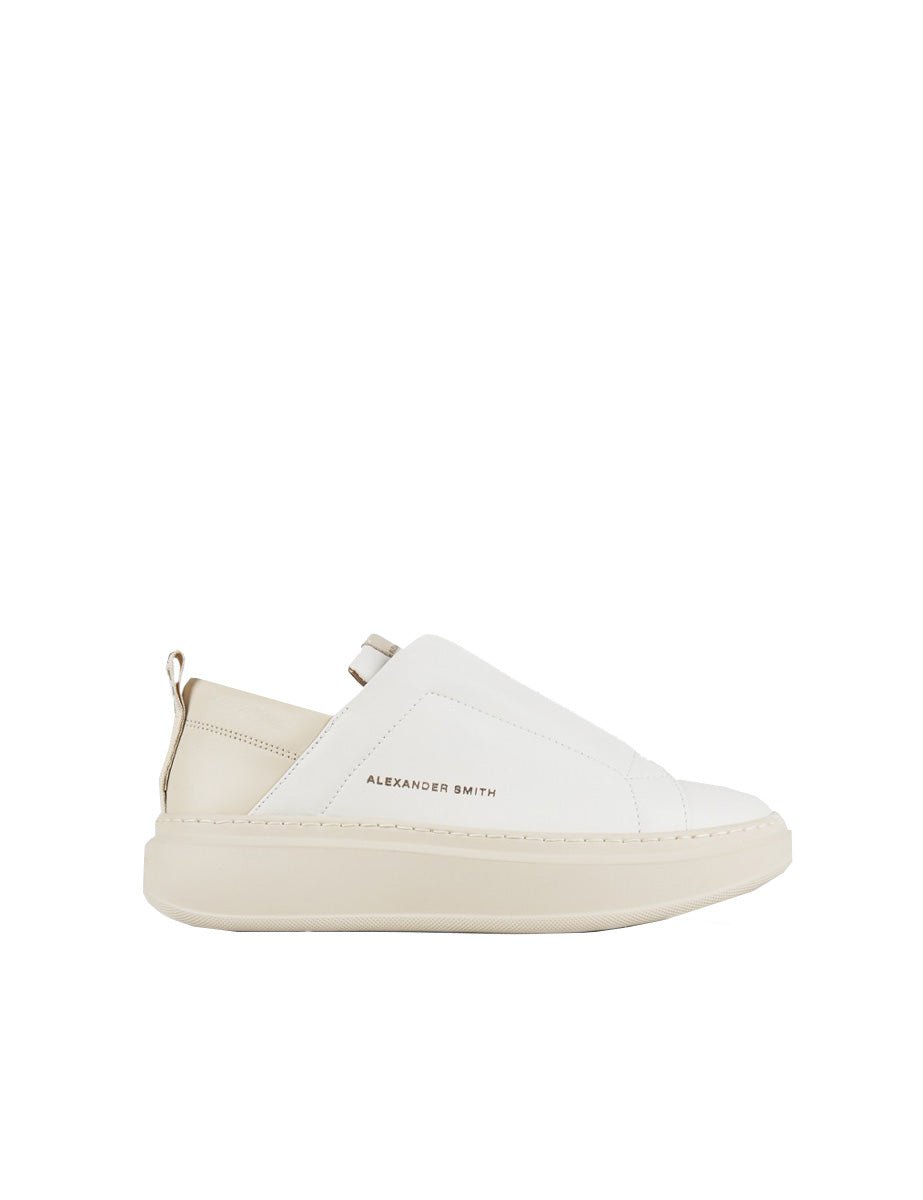 slip on wembley white nude - alexander smith - sneaker