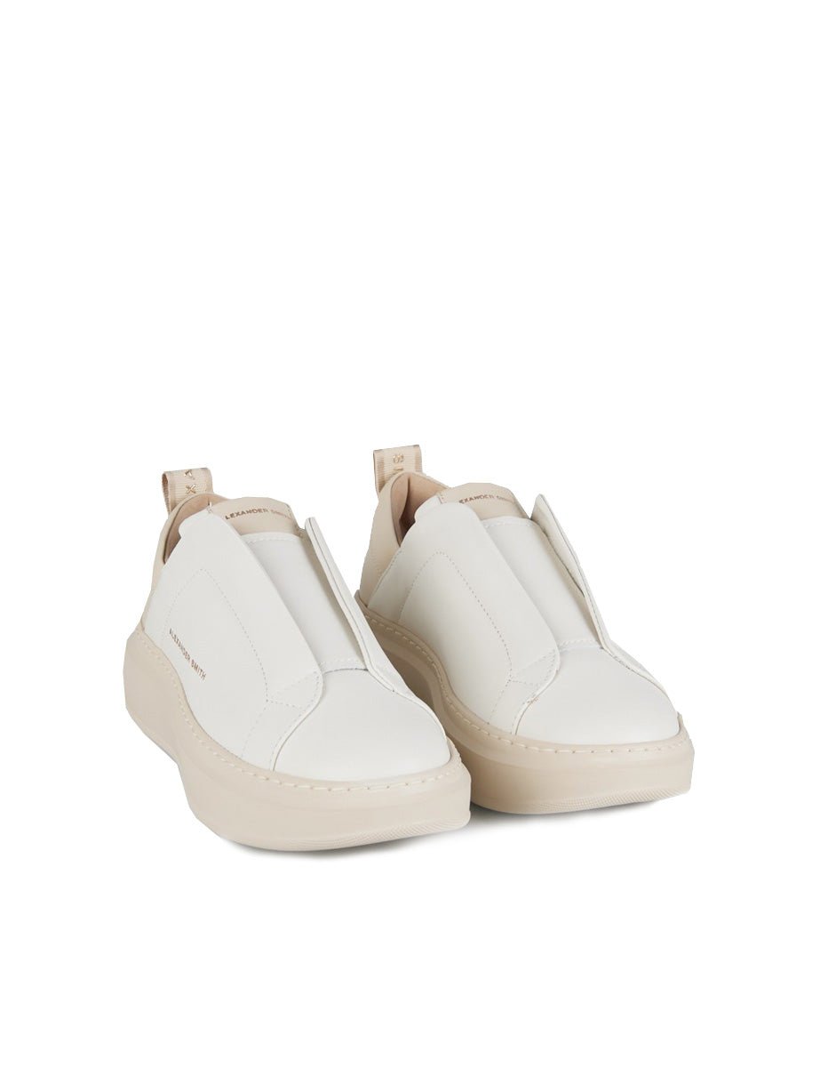 slip on wembley white nude - alexander smith - sneaker