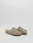 slipper camoscio grigio - Frida SRL