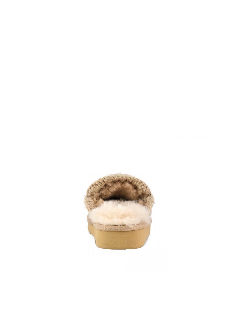 slipper eskimo cammello - mou - sabot