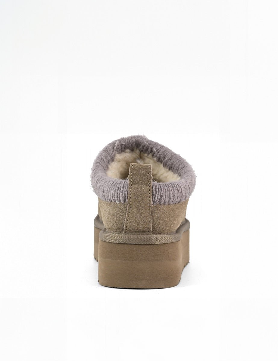 slipper impuntura taupe - colors of california - sabot