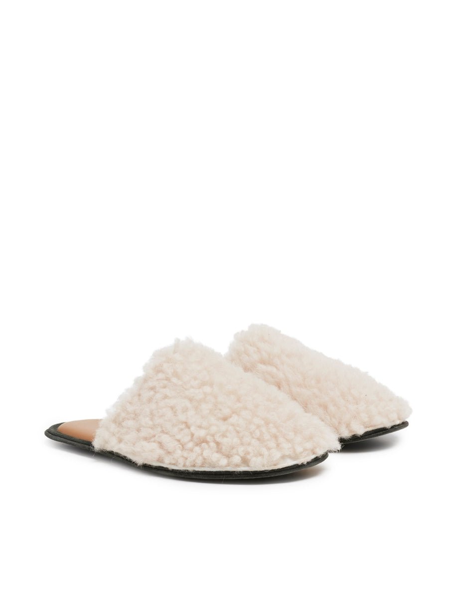 slipper montone panna - jejia - ciabatta