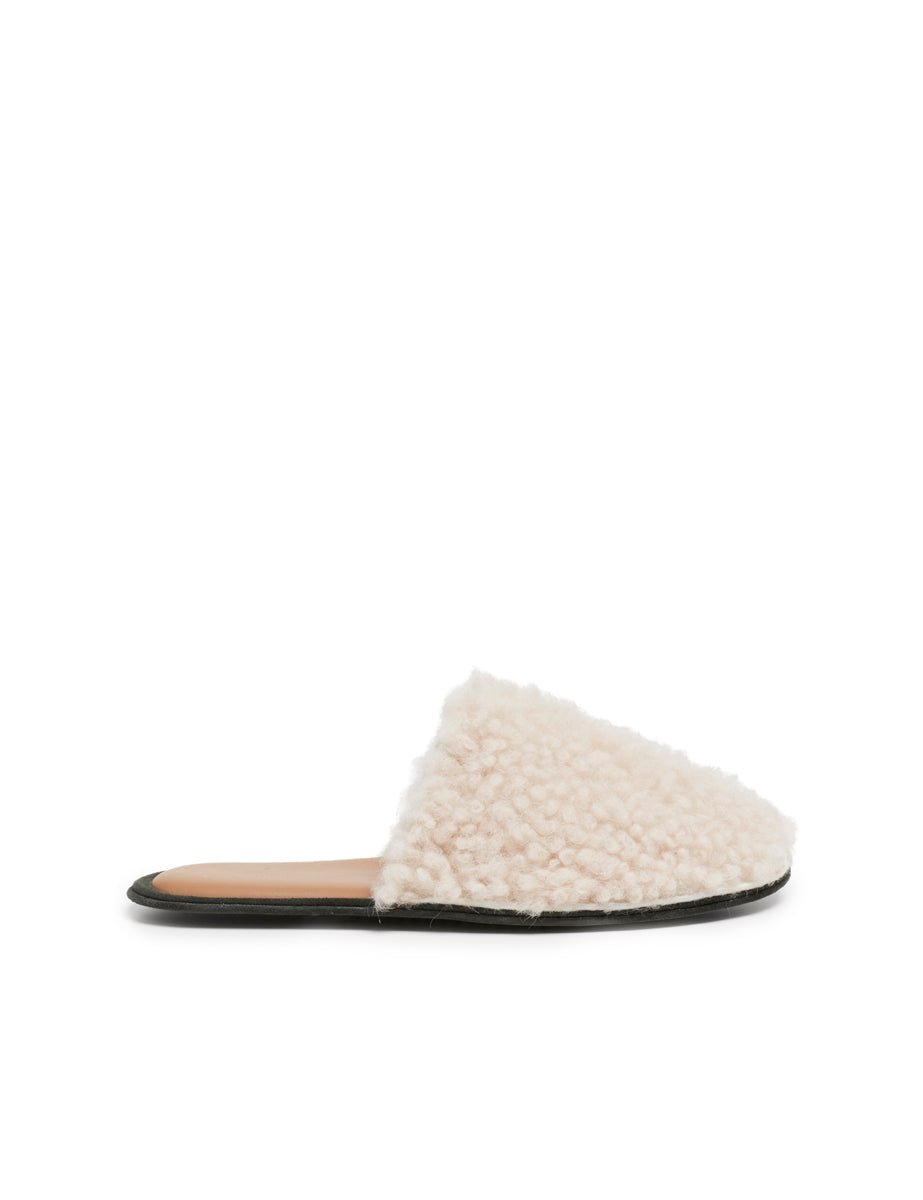 slipper montone panna - jejia - ciabatta