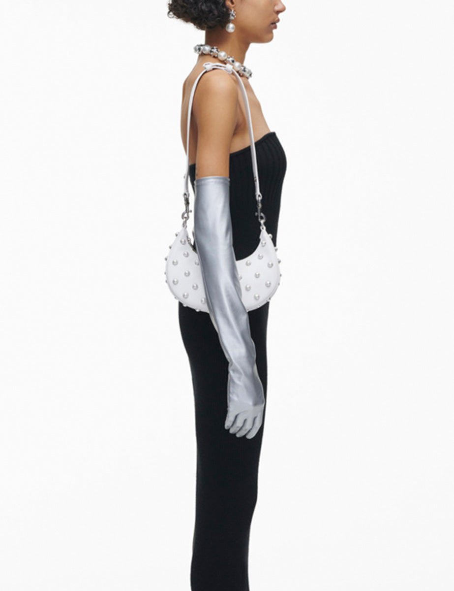 small curve bag bianco - marc jacobs - clutch