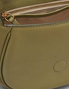 small saddle bag leather light moss - Frida SRL