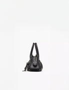 small satchel leather nero - marc jacobs - shopper