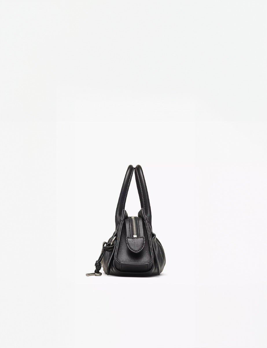 small satchel leather nero - marc jacobs - shopper