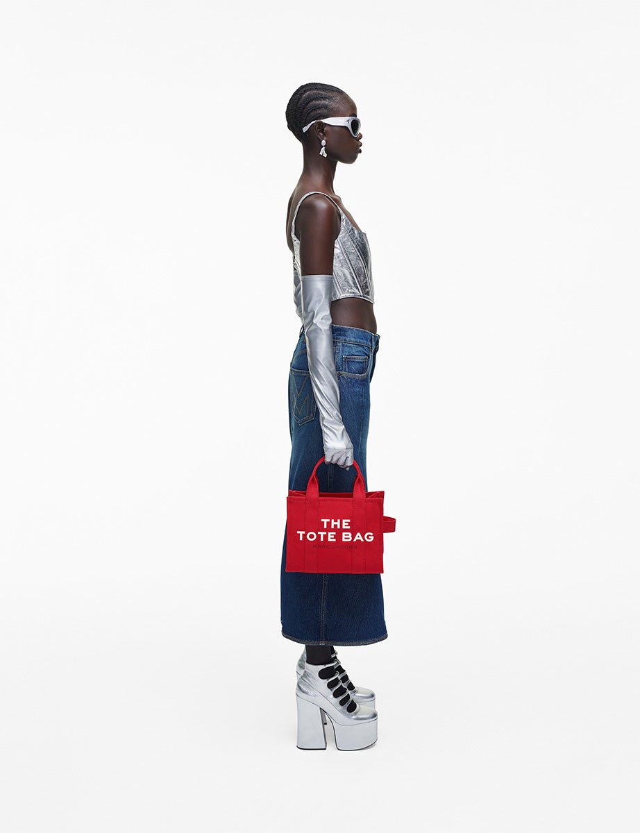 small tote bag canvas true red - Frida SRL