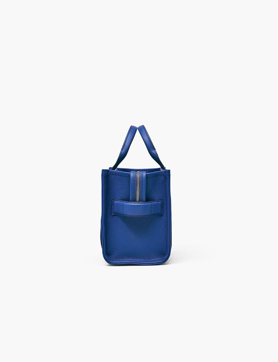 small tote bag leather cobalt - marc jacobs - shopper