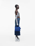 small tote bag leather cobalt - marc jacobs - shopper