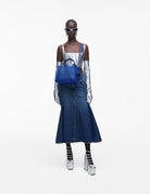 small tote bag leather cobalt - marc jacobs - shopper