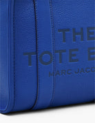 small tote bag leather cobalt - marc jacobs - shopper