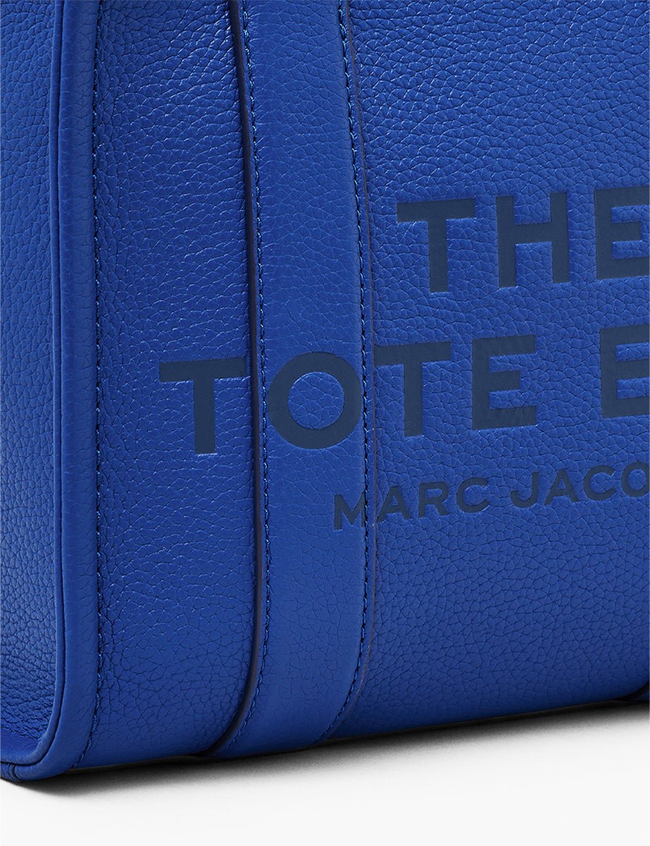 small tote bag leather cobalt - marc jacobs - shopper