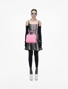 small tote bag leather fluro candy - Frida SRL