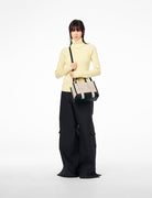 small tote bag leather ivory multi - marc jacobs - shopper