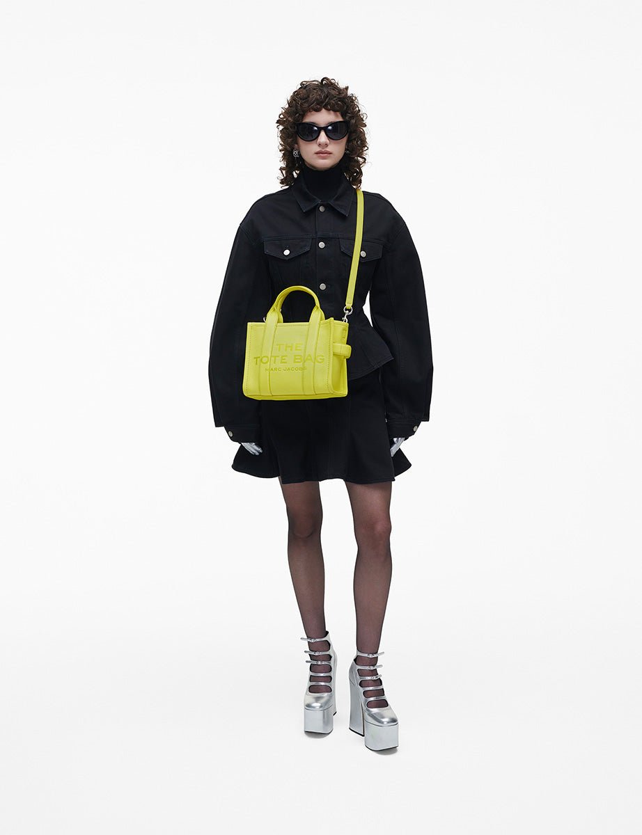 small tote bag leather limoncello - marc jacobs - shopper