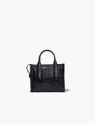 small tote bag leather nero cocco - Frida SRL