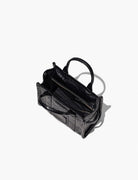 small tote bag leather nero cocco - Frida SRL