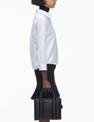 small tote bag leather nero logo - marc jacobs - shopper